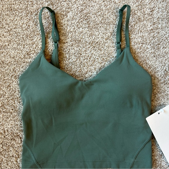 Lululemon Align Cropped Cami Tank Top A/B Cup, GREU, NWT, Size 0 - Picture 2 of 7